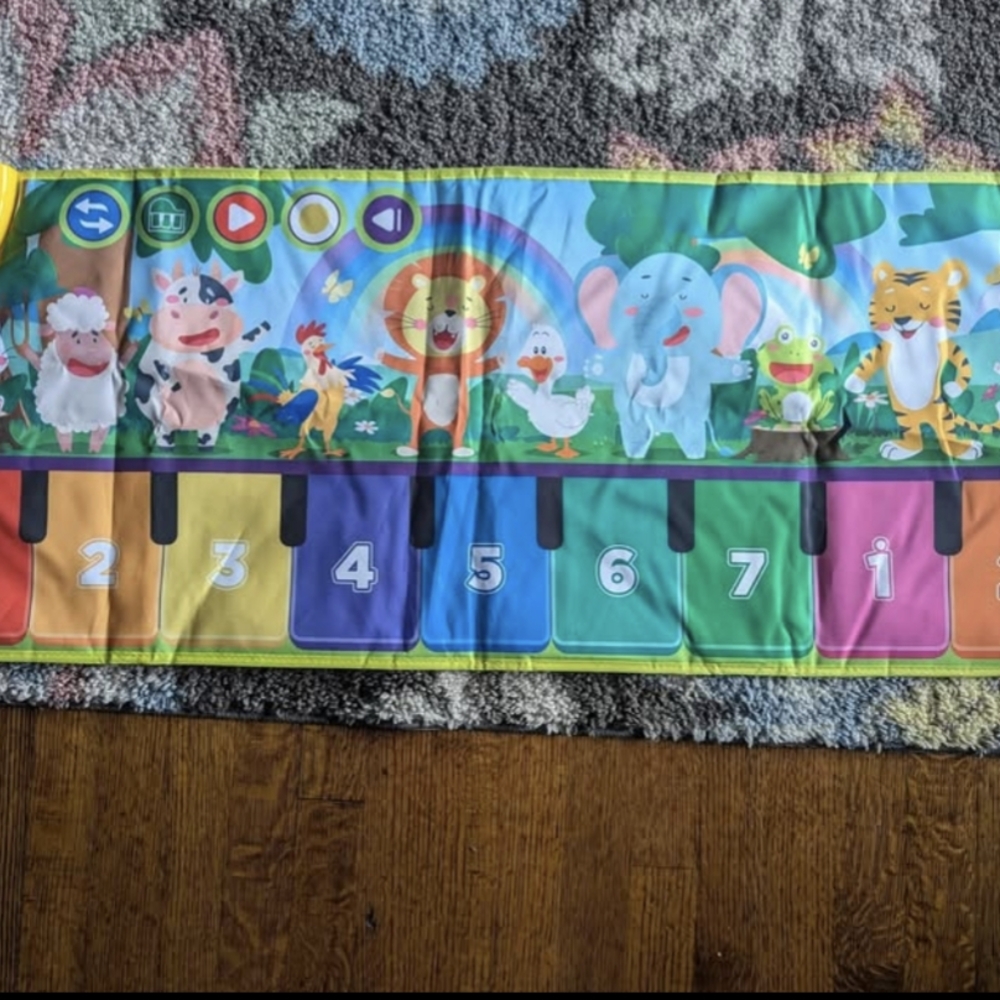 Colorful Animal Piano Play Mat
